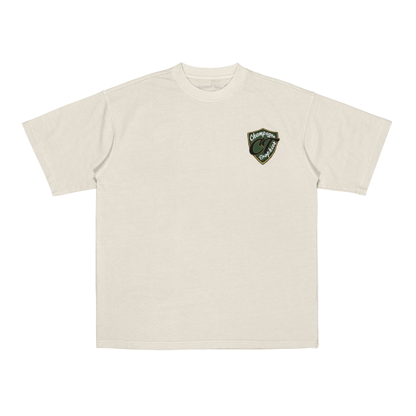 Champagne & Trophies Signature Tee (Off White)