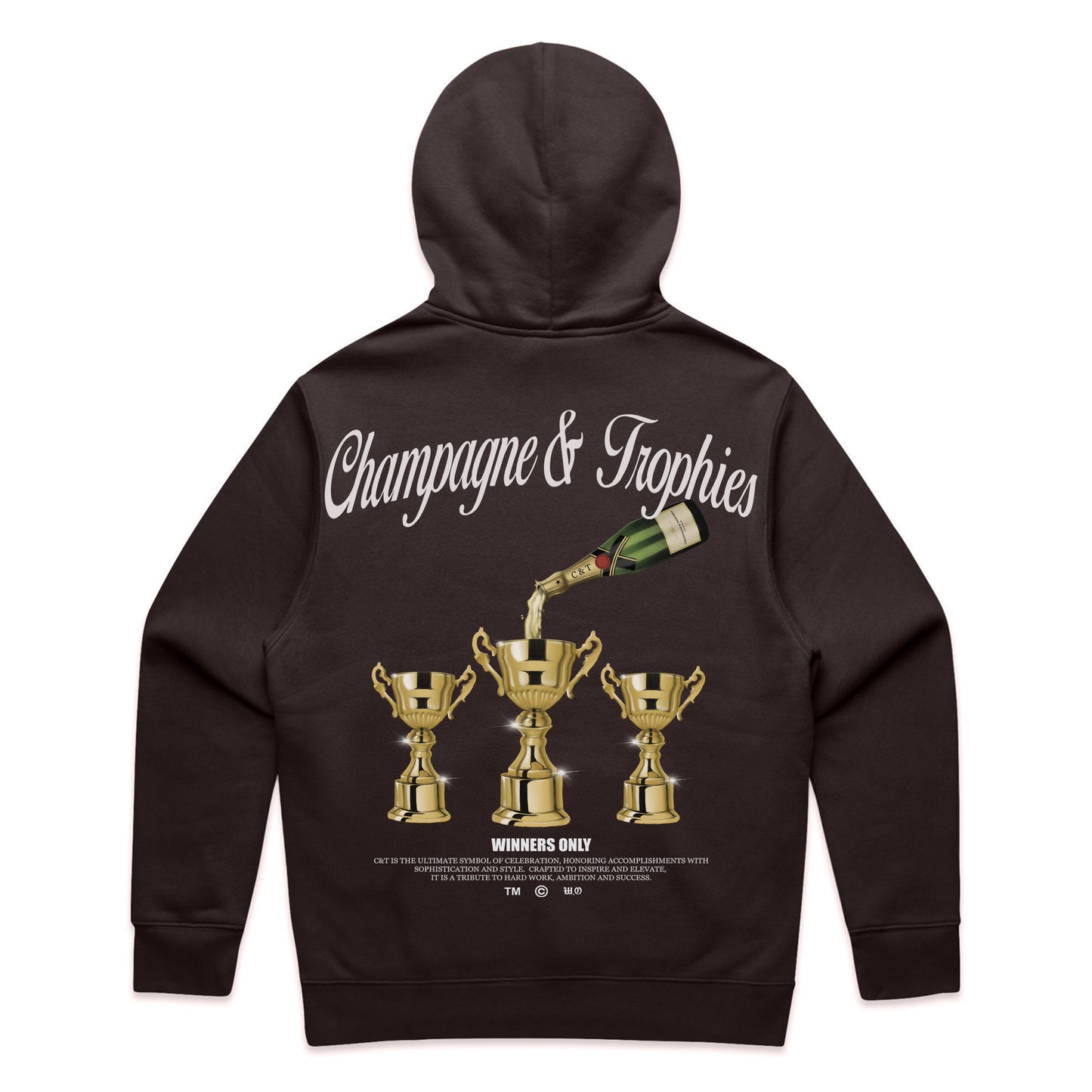 Champagne & Trophies Hoodie (Brown)