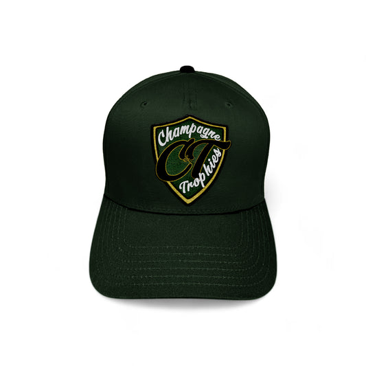Champagne & Trophies Hat (Forest Green)